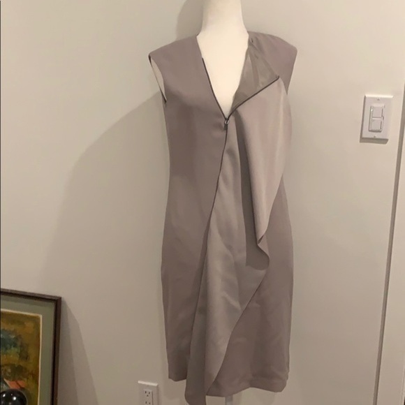 REISS dress Sherwood Cora beige shift dress - Picture 8 of 14